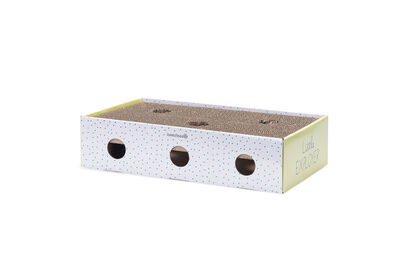 Beeztees Yavru Kedi Karton Tırmalama ve Oyuncağı, 25x42x10cm