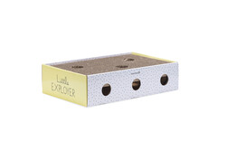 Beeztees Yavru Kedi Karton Tırmalama ve Oyuncağı, 25x42x10cm - Thumbnail