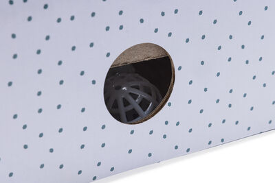 Beeztees Yavru Kedi Karton Tırmalama ve Oyuncağı, 25x42x10cm