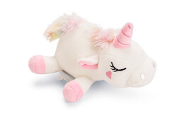 Beeztees - Beeztees Yavru Köpek Oyuncağı, Unicorn, Peluş, Beyaz, 18x15x11,5cm