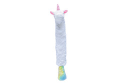 Beeztees - Beeztees Yavru Köpek Oyuncağı, Unicorn, Peluş, Beyaz, 74x14x15cm