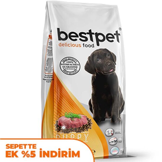 Bestpet Puppy Biftek ve Kuzu Etli Yavru Köpek Maması 15 Kg - 1
