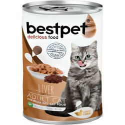 Bestpet Ciğerli Parça Etli ve Soslu Yetişkin Kedi Konservesi 400 Gr - 2