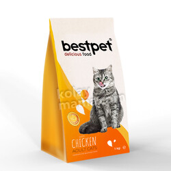 Bestpet - Bestpet Chicken Tavuk Etli Yetişkin Kedi Maması 1 Kg