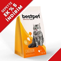 Bestpet Chicken Tavuk Etli Yetişkin Kedi Maması 1 Kg - Bestpet