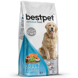 Bestpet - Bestpet Fish Balık Etli Yetişkin Köpek Maması 15 Kg