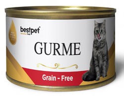 Bestpet - Bestpet Gold Gurme Beef Tahılsız Sığır Etli Kedi Konservesi 85 Gr