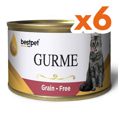 Bestpet Gold Gurme Lamb Tahılsız Kuzu Etli Kedi Konservesi 85 Gr x 6 Adet