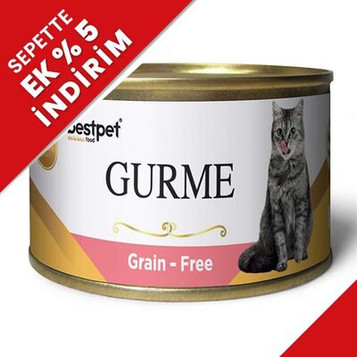 Bestpet Gold Gurme Sterilised Salmon Tahılsız Somonlu Kısır Kedi Konservesi 85 Gr