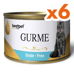 Bestpet - Bestpet Gold Gurme Tuna Tahılsız Ton Balıklı Kedi Konservesi 85 Gr x 6 Adet