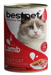 Bestpet - Bestpet Gravy Lamb Parça Kuzu Etli Kedi Konservesi 400 Gr