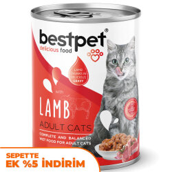 Bestpet Gravy Lamb Parça Kuzu Etli Kedi Konservesi 400 Gr - Bestpet