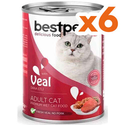 Bestpet - Bestpet Gravy Parça Dana Etli Kedi Konservesi 400 Gr x 6 Adet