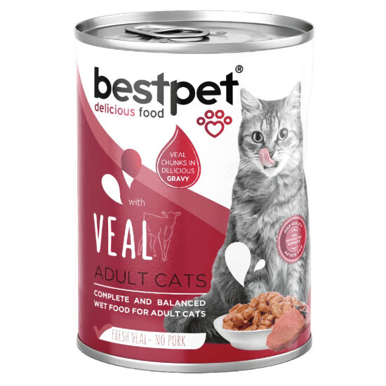 Bestpet Gravy Parça Dana Etli Kedi Konservesi 400 Gr - 2