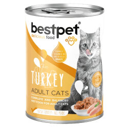 Bestpet Gravy Parça Hindi Etli Kedi Konservesi 400 Gr x 6 Adet - 3