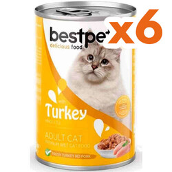 Bestpet - Bestpet Gravy Parça Hindi Etli Kedi Konservesi 400 Gr x 6 Adet