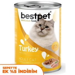 Bestpet Gravy Parça Hindi Etli Kedi Konservesi 400 Gr - 1
