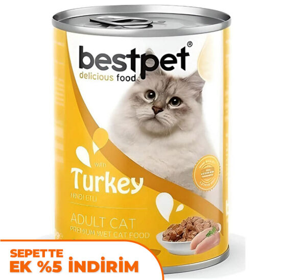 Bestpet Gravy Parça Hindi Etli Kedi Konservesi 400 Gr - 1