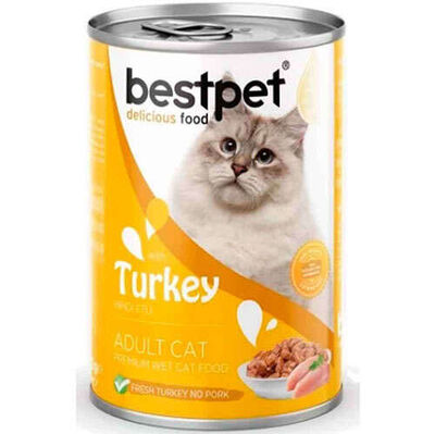 Bestpet Gravy Parça Hindi Etli Kedi Konservesi 400 Gr