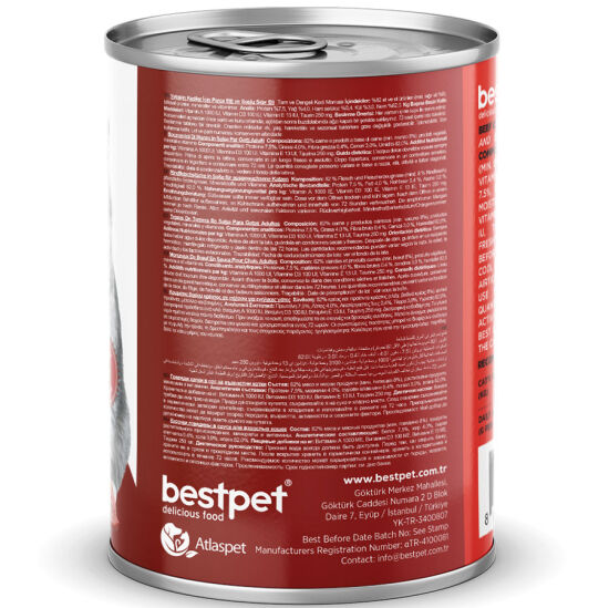 Bestpet Gravy Parça Sığır Etli Kedi Konservesi 400 Gr x 6 Adet - 5