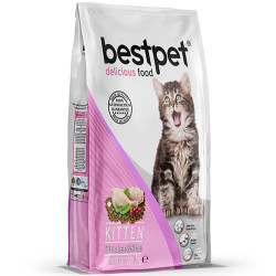 Bestpet Kitten Tavuk Etli ve Pirinçli Yavru Kedi Maması 1 Kg - 2