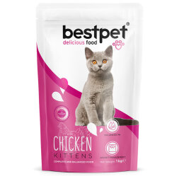 Bestpet Kitten Tavuk Etli ve Pirinçli Yavru Kedi Maması 1 Kg - 2