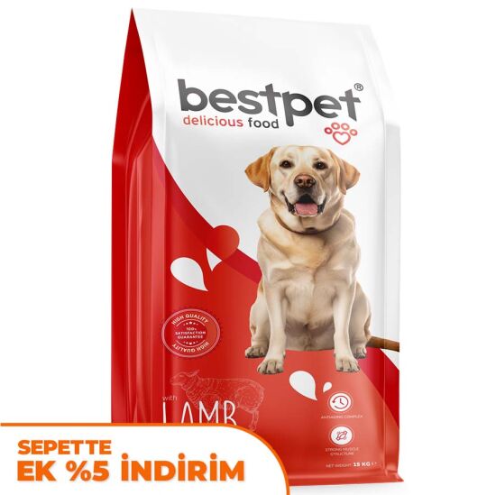 Bestpet Lamb Kuzu Etli Yetişkin Köpek Maması 15 Kg - 1