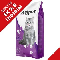 Bestpet Mix Karışık Etli Yetişkin Kedi Maması 15 Kg - Bestpet