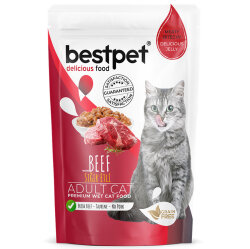 Bestpet Pouch Jelly Biftek Etli Kedi Yaş Maması 85 Gr - 2