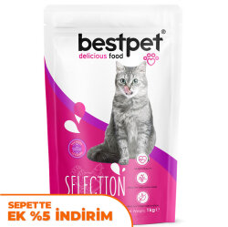 Bestpet Selection Chicken Tavuk Etli Yetişkin Kedi Maması 1 Kg - Bestpet