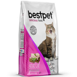 Bestpet - Bestpet Selection Chicken Tavuk Etli Yetişkin Kedi Maması 400 Gr