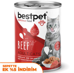 Bestpet Gravy Parça Sığır Etli Kedi Konservesi 400 Gr - Bestpet