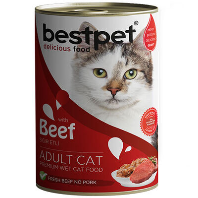 Bestpet Gravy Parça Sığır Etli Kedi Konservesi 400 Gr