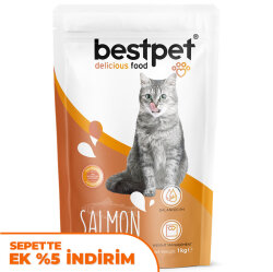Bestpet Sterilised Somonlu Kısırlaştırılmış Kedi Maması 1 Kg - Bestpet