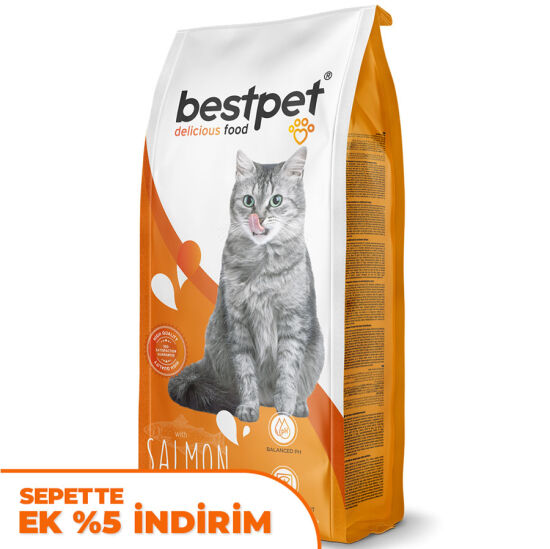 Bestpet Sterilised Somonlu Kısırlaştırılmış Kedi Maması 15 Kg - 1