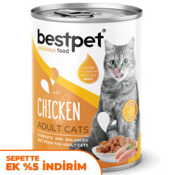 Bestpet Gravy Parça Tavuk Etli Kedi Konservesi 400 Gr - Bestpet