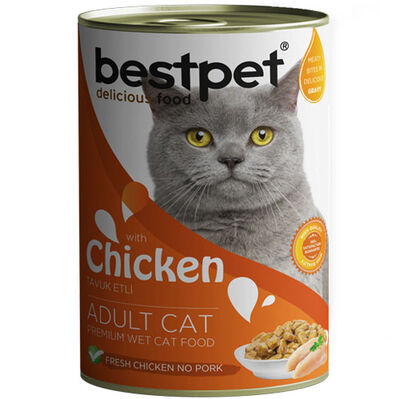 Bestpet Gravy Parça Tavuk Etli Kedi Konservesi 400 Gr