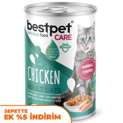 Bestpet Tavuk Parça Etli Ve Soslu Yetişkin Kedi Konservesi 400 Gr - Bestpet