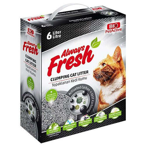 Bio Pet Active Always Fresh Active Carbon Topaklanan Kedi Kumu 6 Lt Kedi Kumlari Bio Pet Active