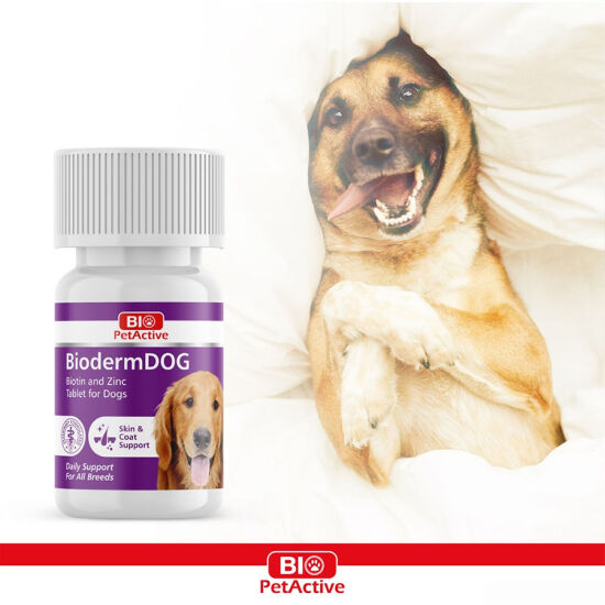 Bio Pet Active Bio Derm Biotin and Zinc Tablets For Dogs 37,5 Gr. - 75 Tablets - 2