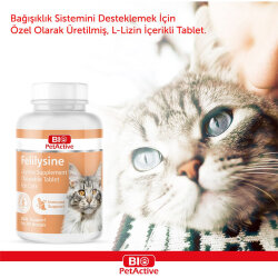 Bio Pet Active BIO - FeliLysine Sağlıklı Gelişim Destekleyen Lizin Tablet (90 Tablet) - 2