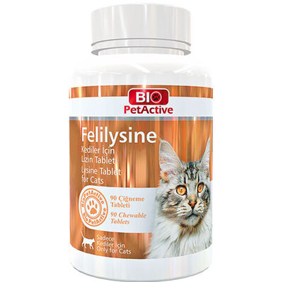 Bio Pet Active BIO - FeliLysine Sağlıklı Gelişim Destekleyen Lizin Tablet (90 Tablet)