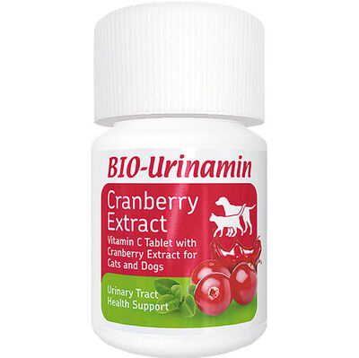 Bio Pet Active Bio-Urinamin Urinary Support Tablets For Cats and Dogs - 20 Tablets