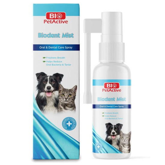 Bio Pet Active BioDent Mist Kedi Ve Köpek Ağız Bakım Spreyi 50 ml - 1