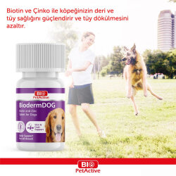 Bio Pet Active BioDerm Biotin ve Çinko Köpek Tableti 37,5 Gr (75 Tablet) - 3