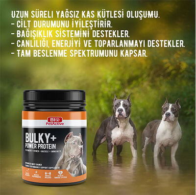 Bio Pet Active Bulky Power - Köpekler için Kas Geliştirici Besin 368 Gr