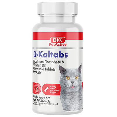 Bio Pet Active D-Kaltabs Kedi 60 Kalsiyum Tableti 30 Gr