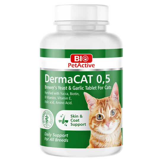 Bio Pet Active Derma Cat 0,5 Brewers Yeast Tablets For Cats 75 Gr. - 150 Tablets - 1