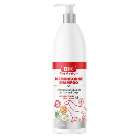 Bio Pet Active Derma Hexidine Skin and Coat Support Shampoo For Cats and Dogs 250 Ml. - 1