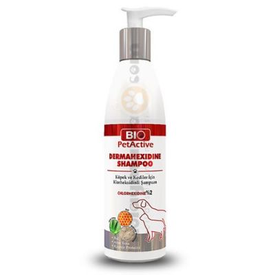 Bio Pet Active Derma Hexidine Skin and Coat Support Shampoo For Cats and Dogs 250 Ml.